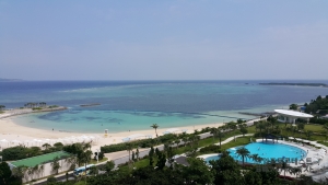 오키나와 에메랄드 비치(国営沖縄記念公園エメラルドビーチ)의 아름다운 풍경