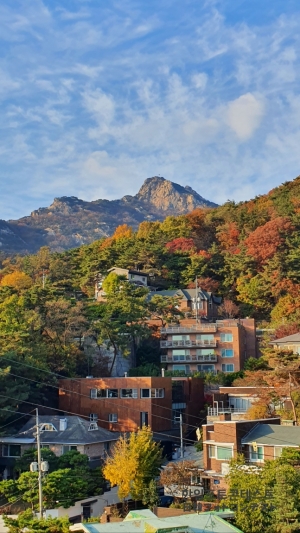 서울 평창마을의 가을